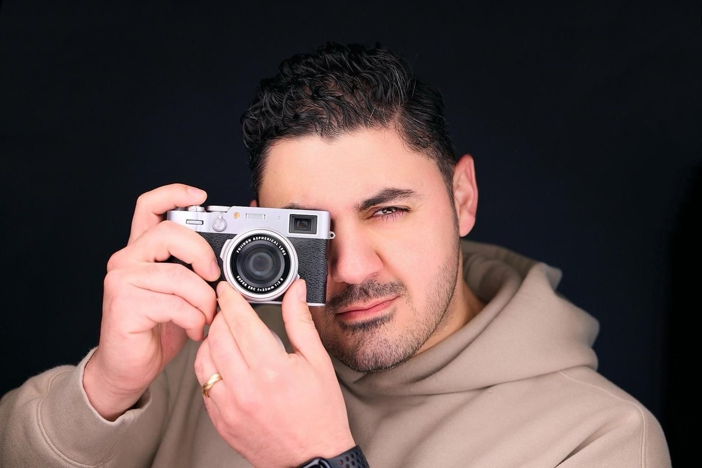 Rami Ajo behind the camera